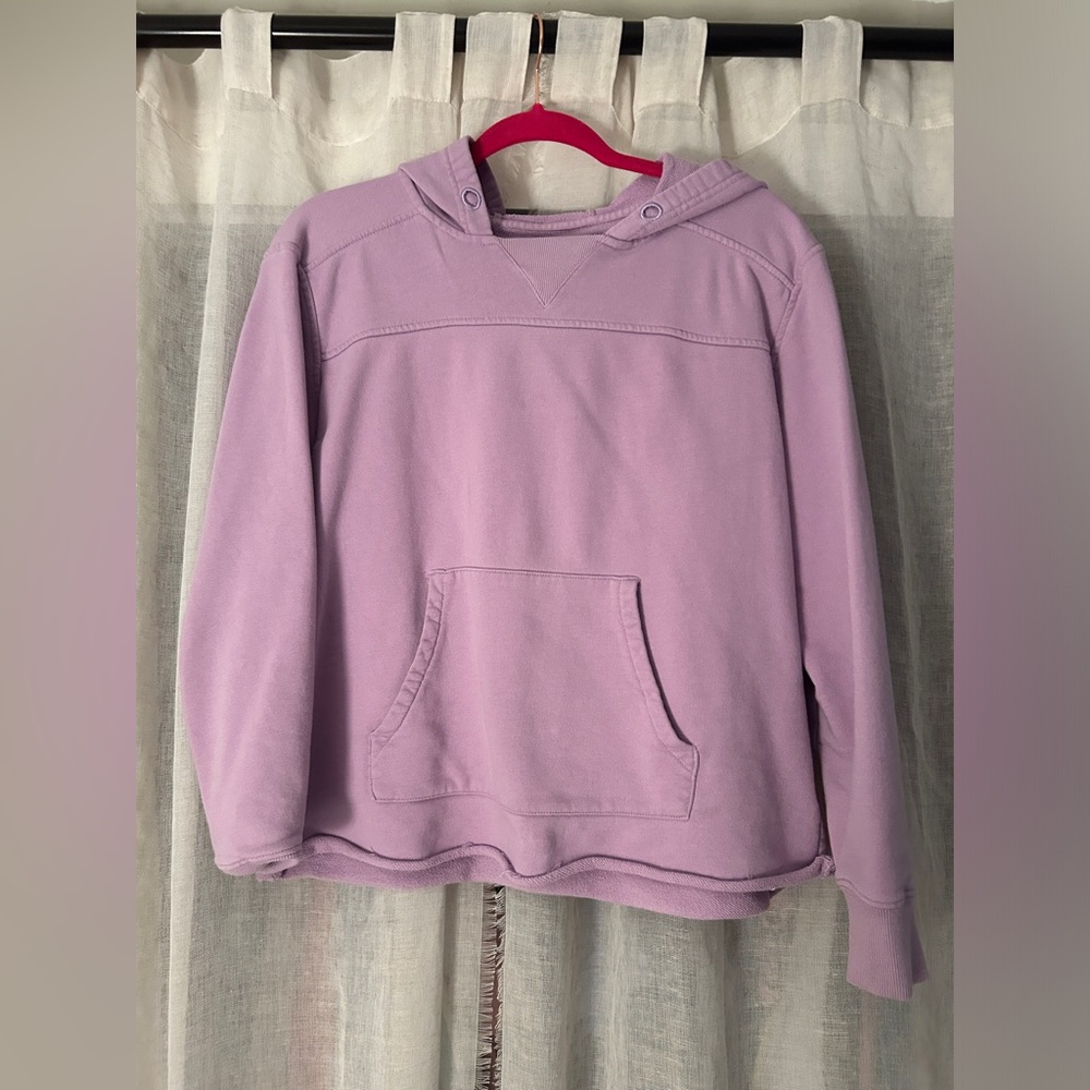 Modern canvas lavender sweatshirt